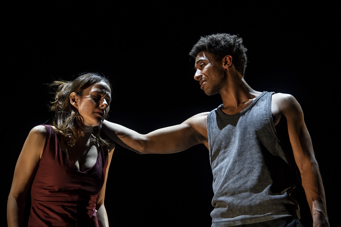 Woyzeck regia Tommaso Tuzzoli – (in foto Alberto Boubakar Malanchino e Federica Sandrini) – ph©Pino Miraglia
