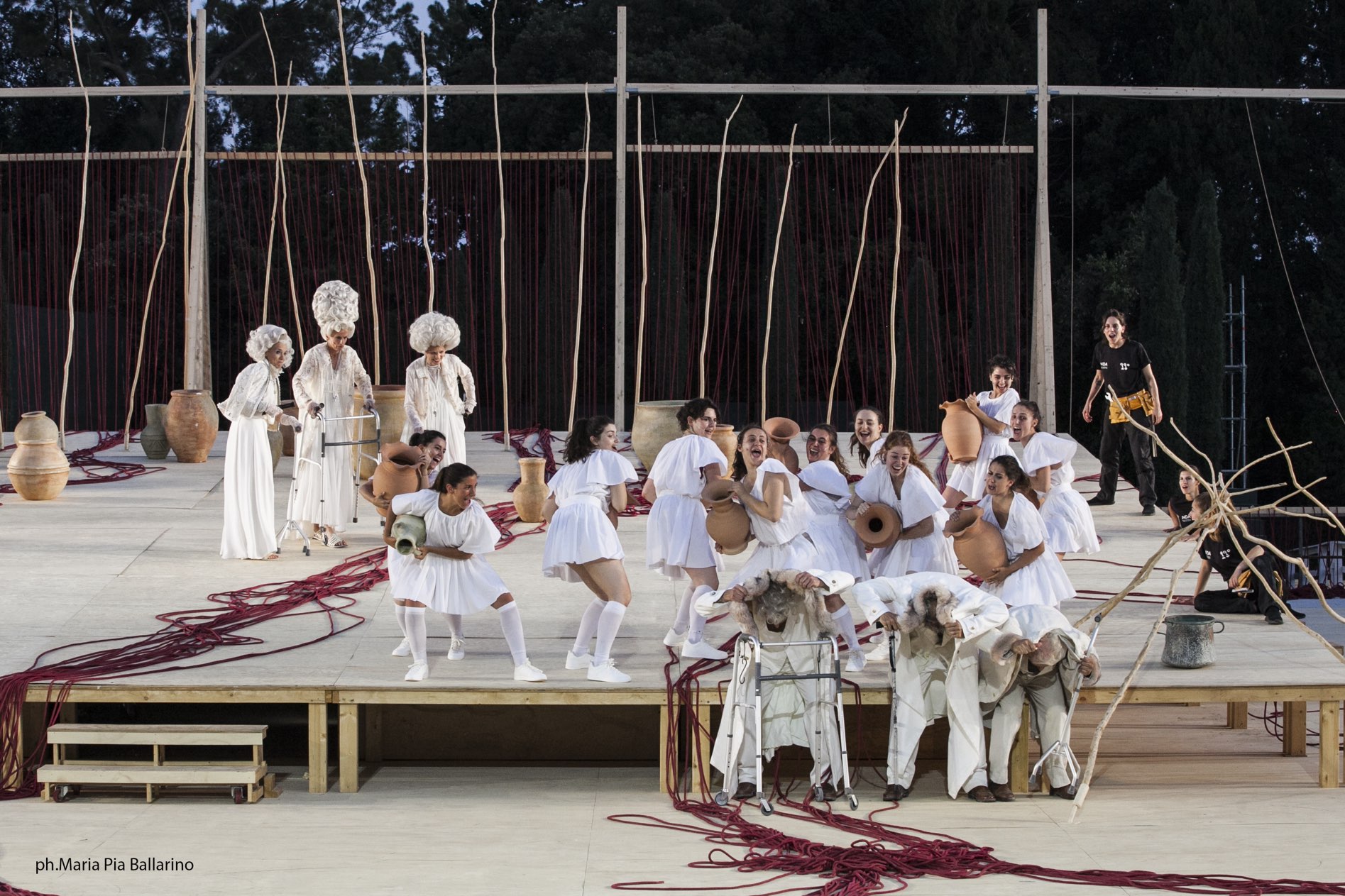 una scena della lisistrata_foto Ballarino