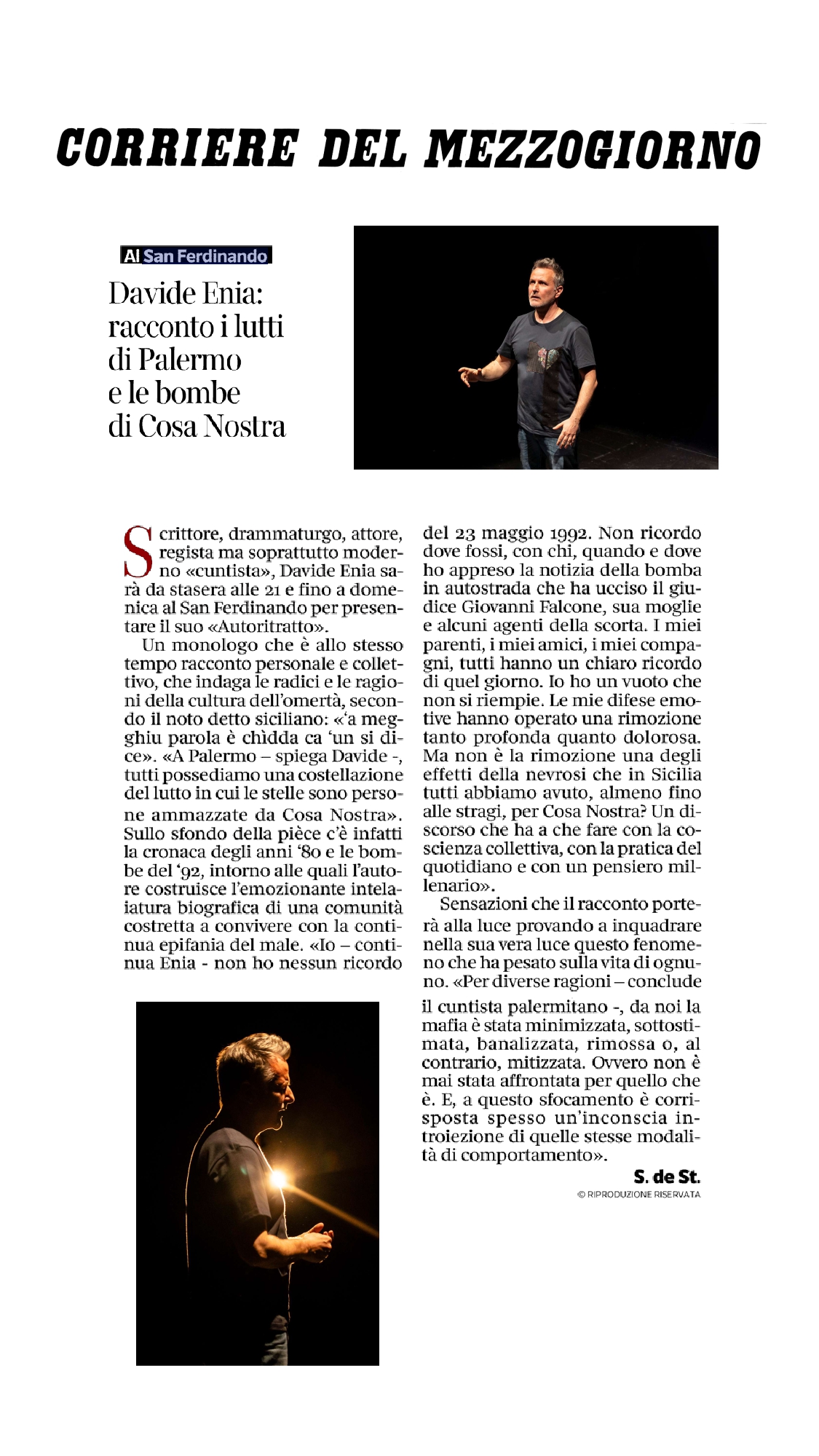 Rassegna stampa – Autoritratto_Corriere